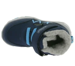 Stiefel*Scout MIKA Kinder Herbst-Schuhe robuste wasserabweisende Boots Herbst-Stiefel 15735522 Dunkelblau/Hellblau