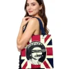 Rucksäcke & Taschen*BioworldMerch Sex Pistols Punkrock-Band Umhänge-Tasche stylische Einkaufstasche Fan-Artikel 31 x 33 x 3 cm LB102744SEX0 Navy/Rot/Weiß