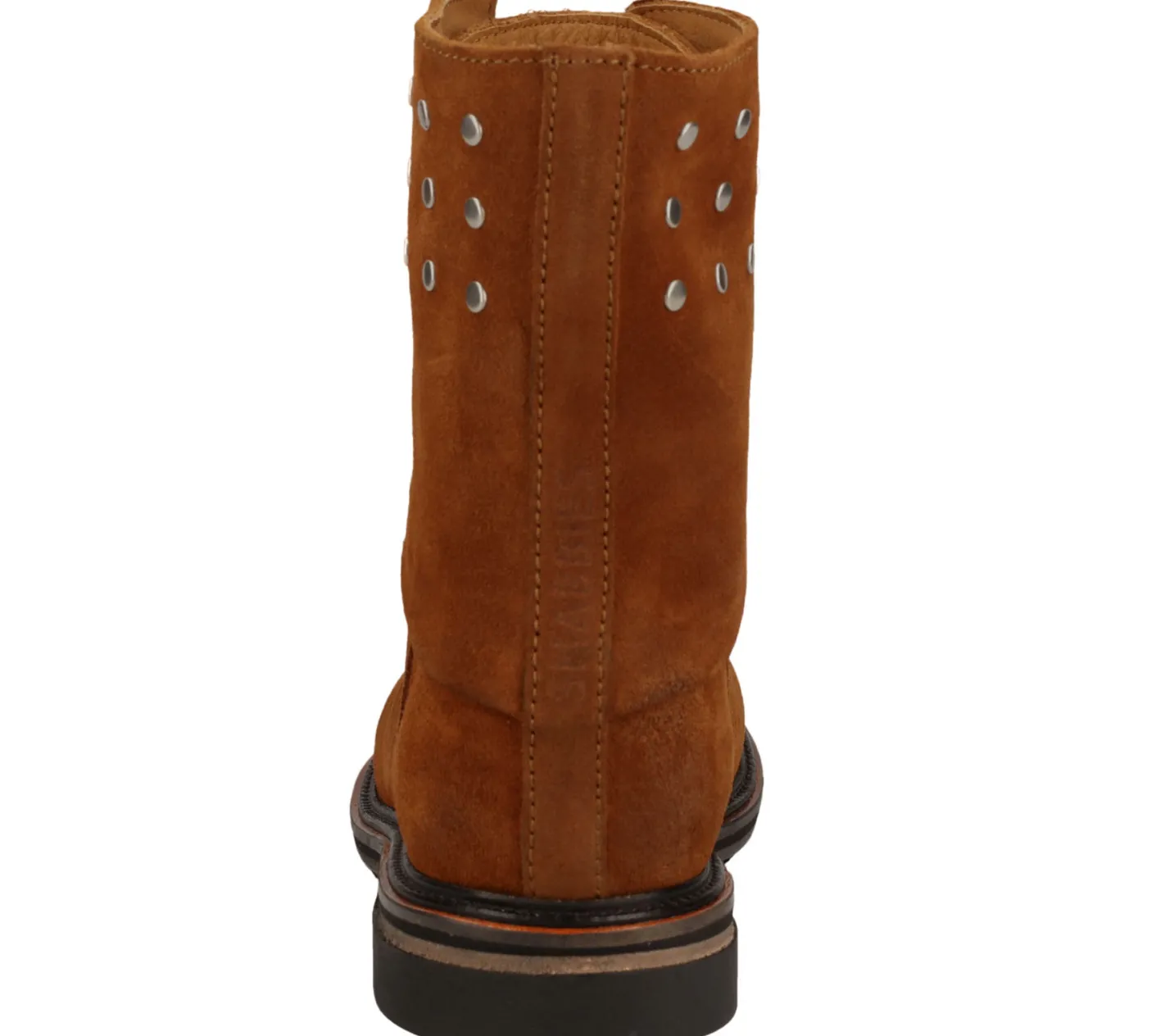 Boots & Stiefel*SHABBIES Amsterdam Damen Stiefel Echtleder-Schuhe Stiefeletten Schnür-Schuhe 185020012 Braun