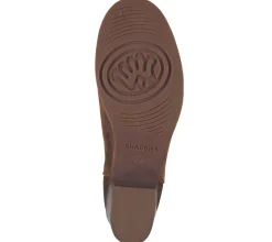 Boots & Stiefel*SHABBIES Amsterdam Damen Stiefel Echtleder-Schuhe Stiefeletten Schlupf-Schuhe 182020314 Braun