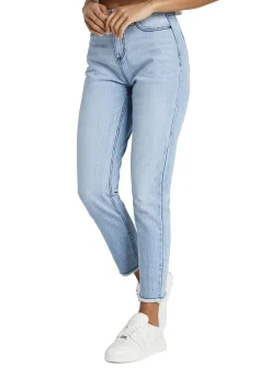 Hosen & Jeans*Sik Silk Distressed Mom Jeans blau