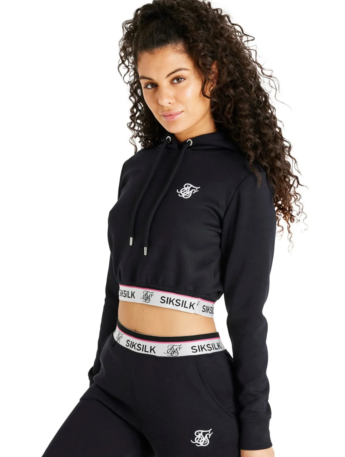 Sweater & Pullover*Sik Silk Elettra Hoodie schwarz