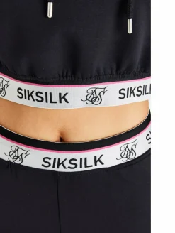 Sweater & Pullover*Sik Silk Elettra Hoodie schwarz