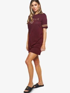 Kleider*Sik Silk Mesh Kleid rot