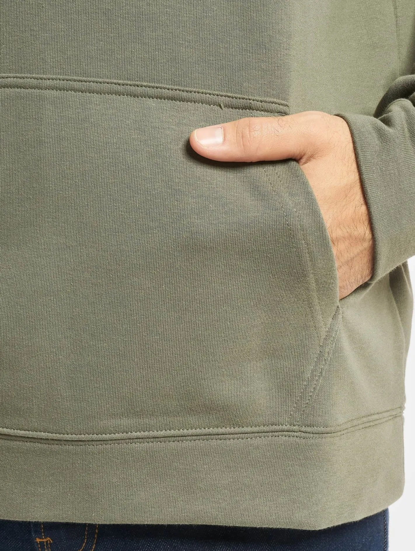 Pullover & Sweater*Sik Silk Smart Essential Kapuzenpullover zum Überziehen khaki