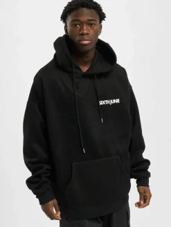 Pullover & Sweater*Sixth June Basic Logo Hoodie schwarz