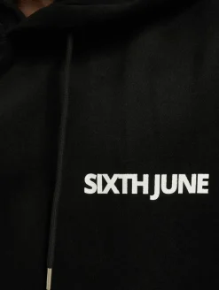 Pullover & Sweater*Sixth June Basic Logo Hoodie schwarz