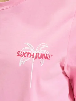 Tops & T-Shirts*Sixth June Beaches Print T-Shirts rosa