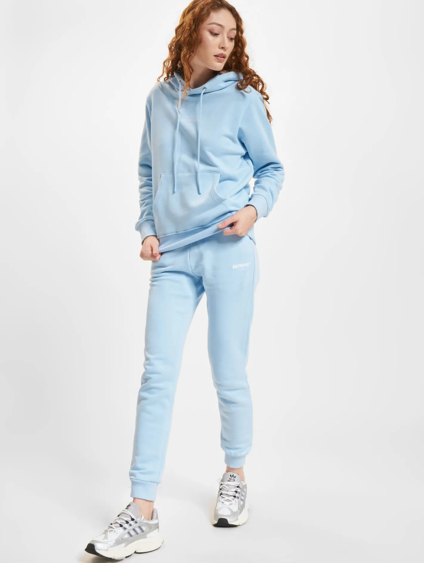 Sweater & Pullover*Sixth June Classic Embroidery Hoodies hellblau