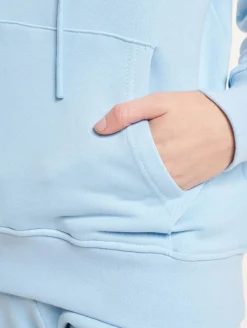 Sweater & Pullover*Sixth June Classic Embroidery Hoodies hellblau