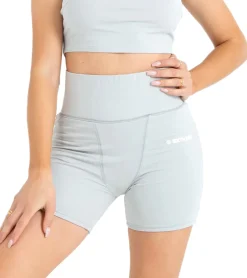 Shorts & Bermudas|Fitnessmode & Jogginghosen*Sixth June Damen Sport-Shorts Leggings kurze Baumwoll-Hose Fitness-Shorts 32947 Grau