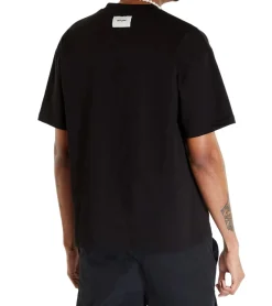 T-Shirts & Tank Tops*Sixth June Herren Baumwoll-Shirt Rundhals-Shirt mit farbigen Schlangen-Print T-Shirt 23971 Schwarz