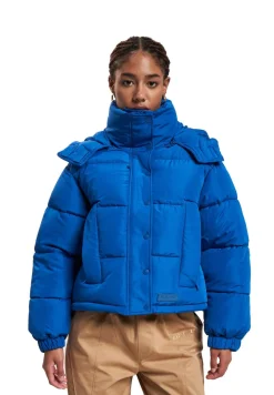 Mäntel & Jacken*Sixth June Kurze Pufferjacke mit Kapuze, Royalblau