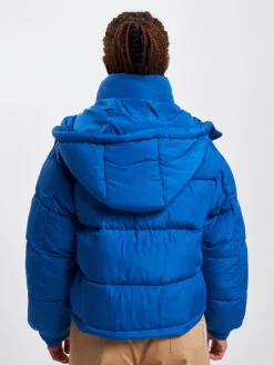 Mäntel & Jacken*Sixth June Kurze Pufferjacke mit Kapuze, Royalblau