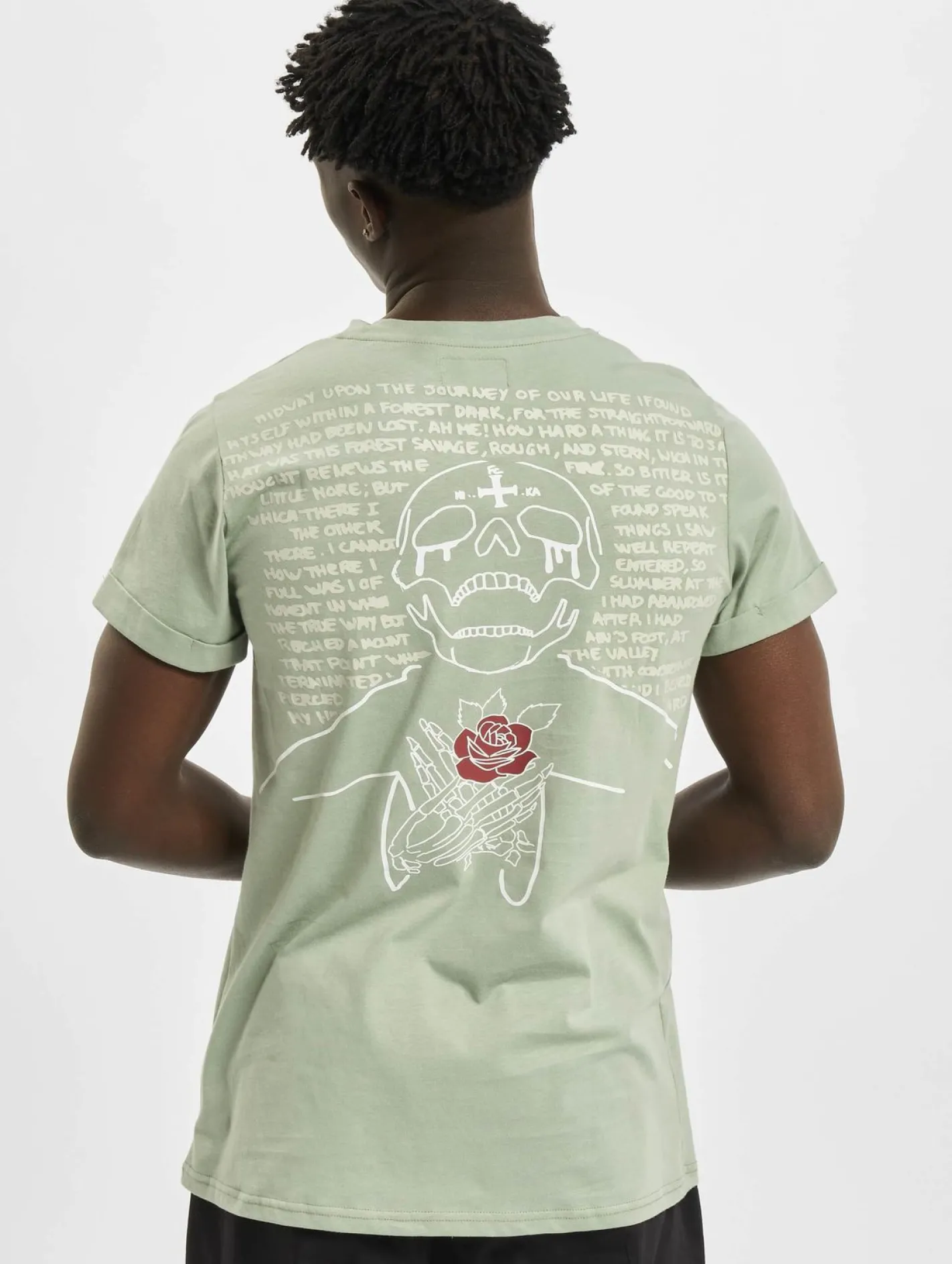 T-Shirts & Tank Tops*Sixth June Totenkopf T-Shirt grün