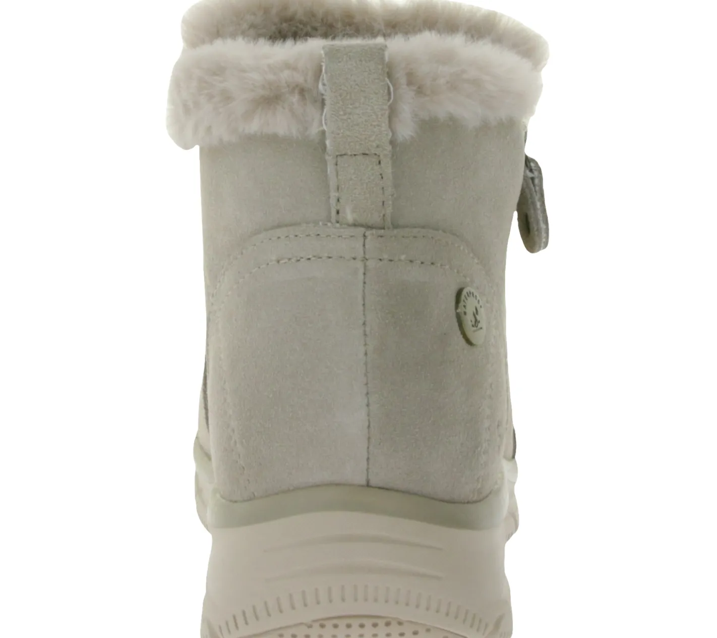 Boots & Stiefel*Skechers Damen Easy Going High Zip 2 Ankle-Boots mit Air-Cooled Memory-Foam Winter-Schuhe Waterproofed 168042 Beige oder Schwarz