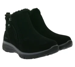 Boots & Stiefel*Skechers Damen Easy Going High Zip 2 Ankle-Boots mit Air-Cooled Memory-Foam Winter-Schuhe Waterproofed 168042 Beige oder Schwarz