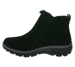 Boots & Stiefel*Skechers Damen Easy Going High Zip 2 Ankle-Boots mit Air-Cooled Memory-Foam Winter-Schuhe Waterproofed 168042 Schwarz