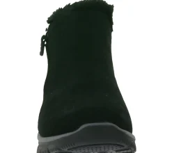 Boots & Stiefel*Skechers Damen Easy Going High Zip 2 Ankle-Boots mit Air-Cooled Memory-Foam Winter-Schuhe Waterproofed 168042 Schwarz