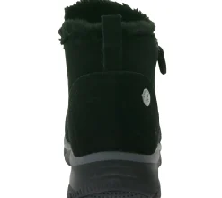 Boots & Stiefel*Skechers Damen Easy Going High Zip 2 Ankle-Boots mit Air-Cooled Memory-Foam Winter-Schuhe Waterproofed 168042 Schwarz