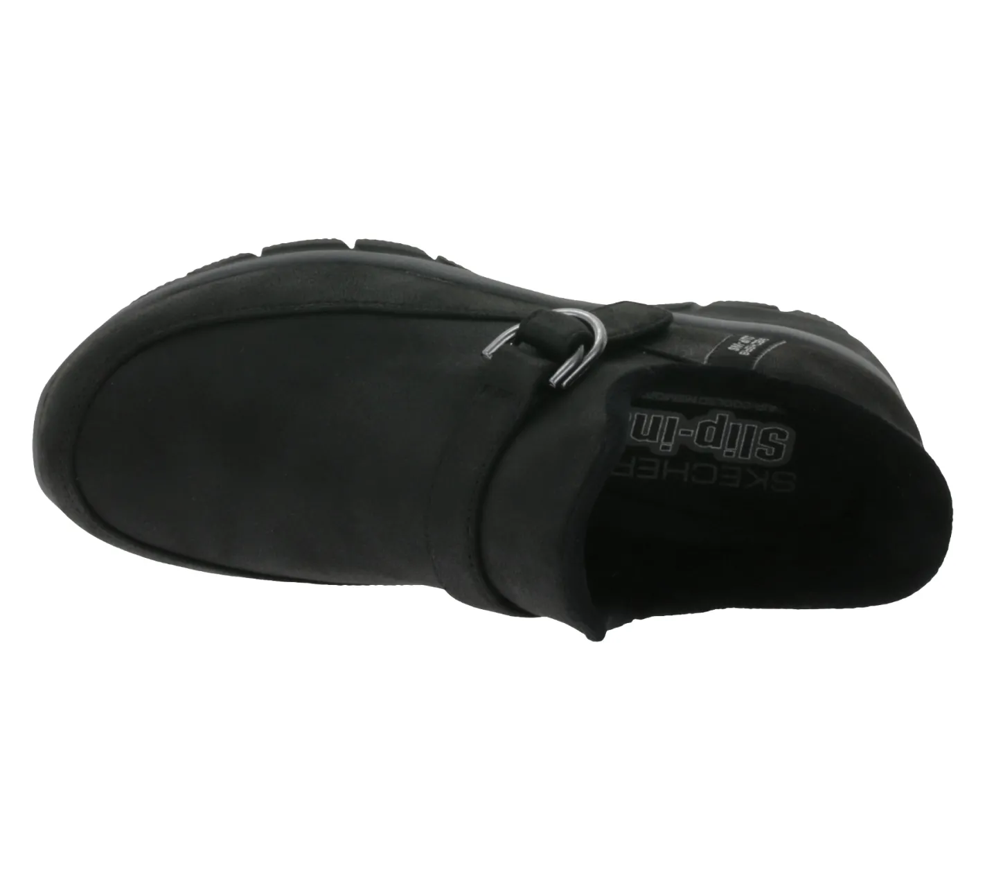 Ballerinas & Slipper|Halbschuhe & Pumps*Skechers Easy Going Fun Habits Damen Slipper mit Air-Cooled Memory-Foam Slip-On Winter-Schuhe mit Scotchgard 167876 Schwarz