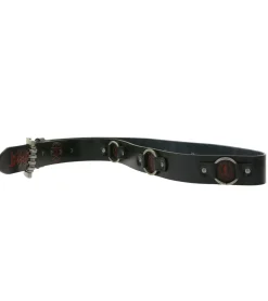 Gürtel*BioworldMerch Slipknot Gürtel der Metal-Band für Damen oder Herren Einheitsgröße 100cm verstellbarer Freizeit-Gürtel BT111166SLP4 Schwarz