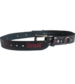 Gürtel*BioworldMerch Slipknot Gürtel der Metal-Band für Damen oder Herren Einheitsgröße 95cm verstellbarer Freizeit-Gürtel BT111166LSP3 Schwarz
