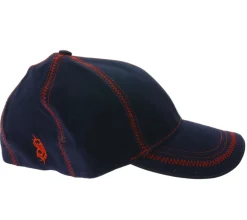 Caps & Mützen*BioworldMerch Slipknot Unisex Base Cap mit Bandschriftzug und Ziernähten Freizeit-Cap 3218SLP Blau/Rot