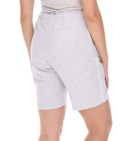 Shorts & Bermudas|Fitnessmode & Jogginghosen*SOCCX Damen Freizeit-Shorts kurze Baumwoll-Hose Sommer-Shorts 364388_2007 Grau