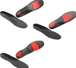 Schuhzubehör & Schuhpflege|Sportausrüstung*SoleFoot Einlegesohlen Einlagen Hi-Performance Schuheinlage Black Deluxe Edition Schwarz/Rot für den Alltag, die Arbeit oder den Sport