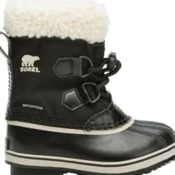 Wintersport|Stiefel*SOREL Kinder Winterschuhe Winterstiefel Yoot Pac Nylon Winterstiefel Schwarz