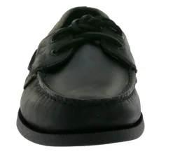 Bootsschuhe & Segelschuhe|Segelschuhe & Bootsschuhe*SPERRY Authentic Original 2-Eye Leather Bootsschuhe für Herren oder Damen Echtleder-Halbschuhe Schwarz, Braun, Beige, Blau