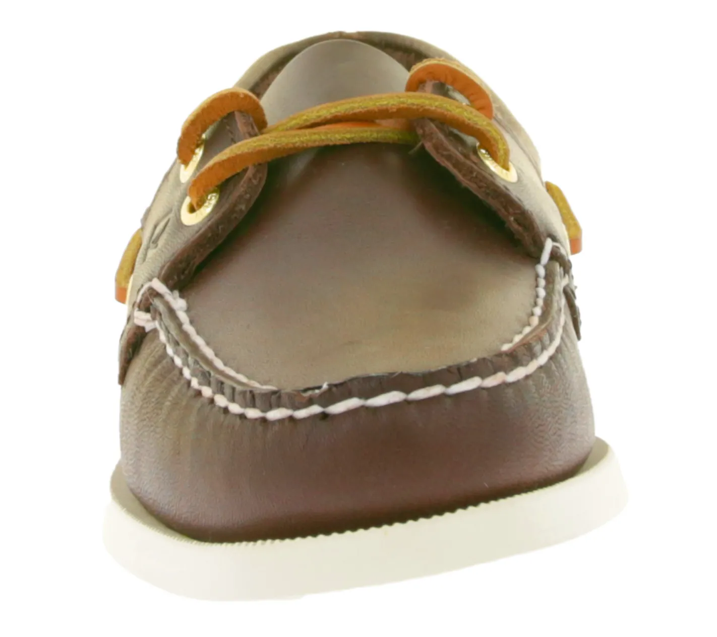 Bootsschuhe & Segelschuhe*SPERRY Authentic Original 2-Eye Segel-Schuhe aus Echtleder Boots-Schuhe in Braun, Schwarz oder Blau