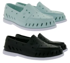 Zehentrenner & Sandalen*SPERRY Authentic Original Float Wasser-Schuhe Bootsschuhe für Damen oder Herren Wasser-Sandalen Schwarz oder Hellblau