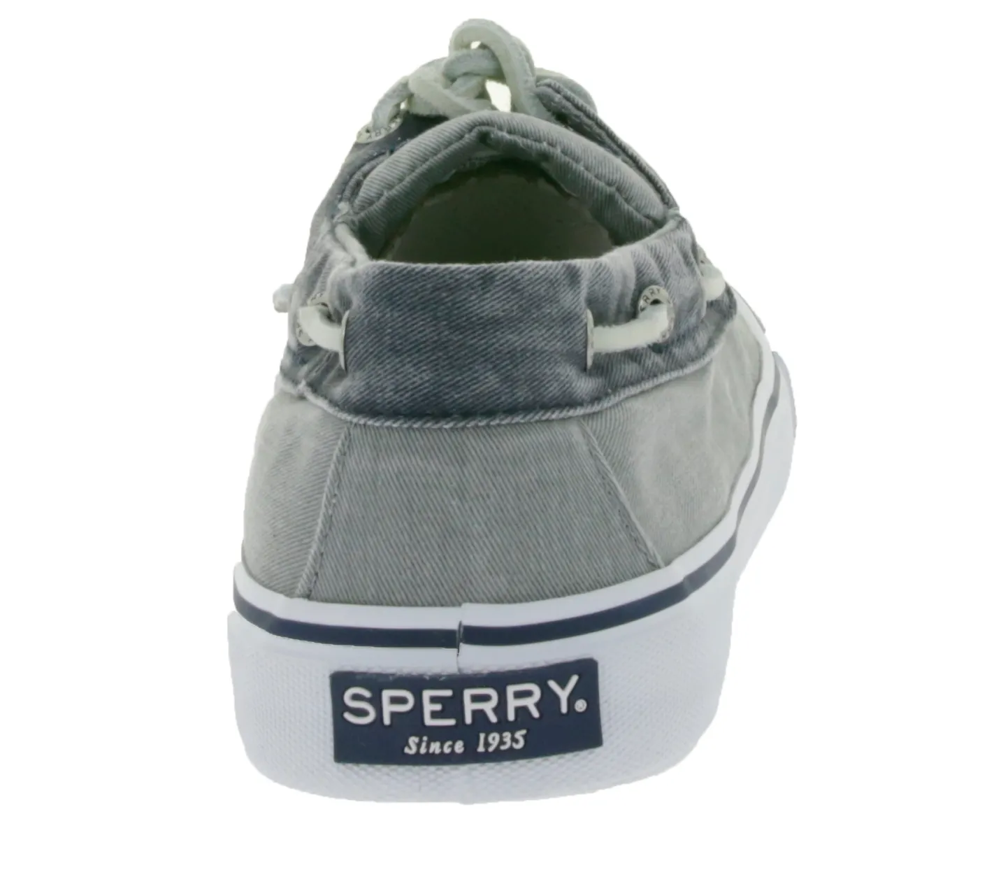 Segelschuhe & Bootsschuhe*SPERRY Bahama II SW Herren Leinen-Sneaker Bootsschuhe STS22018 Grau/Blau