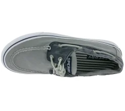 Segelschuhe & Bootsschuhe*SPERRY Bahama II SW Herren Leinen-Sneaker Bootsschuhe STS22018 Grau/Blau