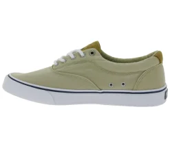 Sneaker & Turnschuhe*SPERRY Bahama Striper II Cvo SW Herren Leinen-Sneaker mit Wave-Siping-Technologie STS22061 Beige
