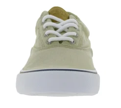 Sneaker & Turnschuhe*SPERRY Bahama Striper II Cvo SW Herren Leinen-Sneaker mit Wave-Siping-Technologie STS22061 Beige