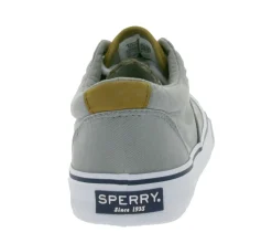 Segelschuhe & Bootsschuhe*SPERRY Bahama Striper II Cvo SW Herren Canvas-Sneaker mit Wave-Siping-Technologie STS22045 Grau