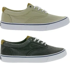 Segelschuhe & Bootsschuhe*SPERRY Bahama Striper II Cvo SW Herren Leinen-Sneaker mit Wave-Siping-Technologie in verschiedenen Farben