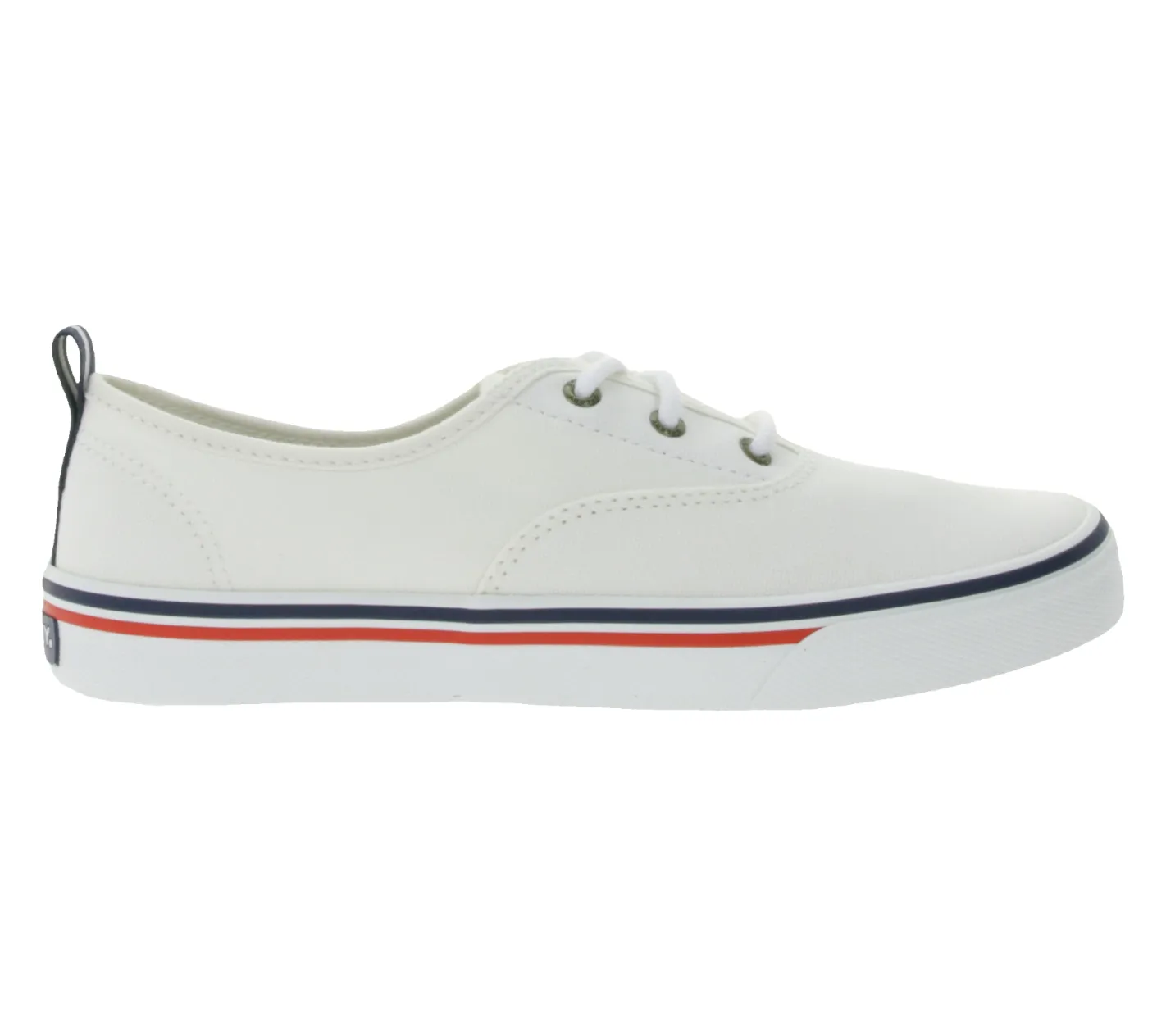 Sneaker & Turnschuhe*SPERRY Crest CVO Canvas Damen Freizeit-Sneaker mit Memory-Foam Sohle Alltags-Schuhe Schnür-Schuhe STS84828 Weiß/Braun