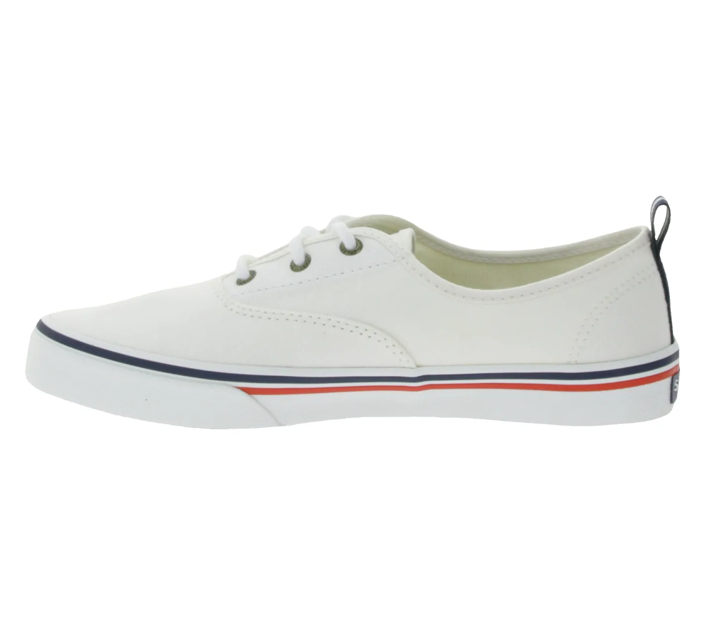 Sneaker & Turnschuhe*SPERRY Crest CVO Canvas Damen Freizeit-Sneaker mit Memory-Foam Sohle Alltags-Schuhe Schnür-Schuhe STS84828 Weiß/Braun