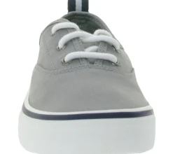 Sneaker & Turnschuhe*SPERRY Crest CVO Canvas Damen Freizeit-Sneaker mit Memory-Foam Sohle Alltags-Schuhe Schnür-Schuhe STS84830 Grau/Weiß