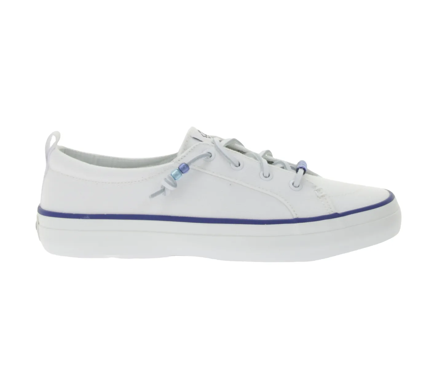 Sneaker & Turnschuhe*SPERRY Crest Vibe Canvas Damen Freizeit-Sneaker nachhaltige Alltags-Schuhe Schlupf-Schuhe STS88472 Weiß/Blau
