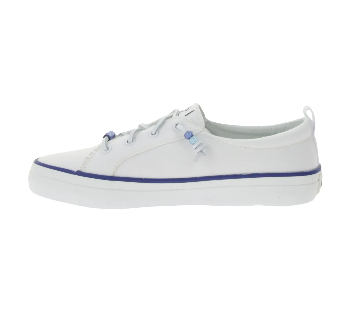 Sneaker & Turnschuhe*SPERRY Crest Vibe Canvas Damen Freizeit-Sneaker nachhaltige Alltags-Schuhe Schlupf-Schuhe STS88472 Weiß/Blau