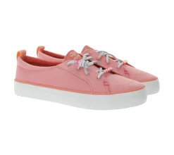 Sneaker & Turnschuhe*SPERRY Crest Vibe Canvas Damen Freizeit-Sneaker nachhaltige Alltags-Schuhe Schlupf-Schuhe STS88469 Flamingo Pink