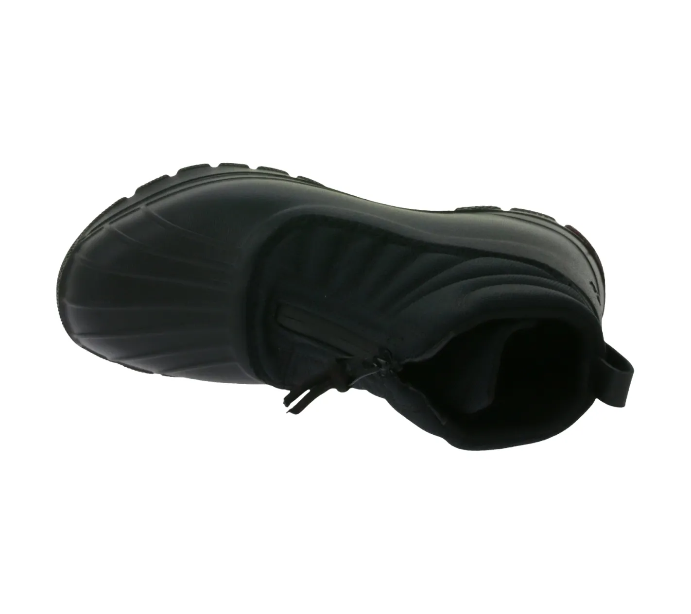 Boots & Stiefel*SPERRY Duck Float Zip SeaCycled Damen Boots wasserdichte Stiefelette nachhaltig mit Wave-Siping-Technologie STS88064 Schwarz