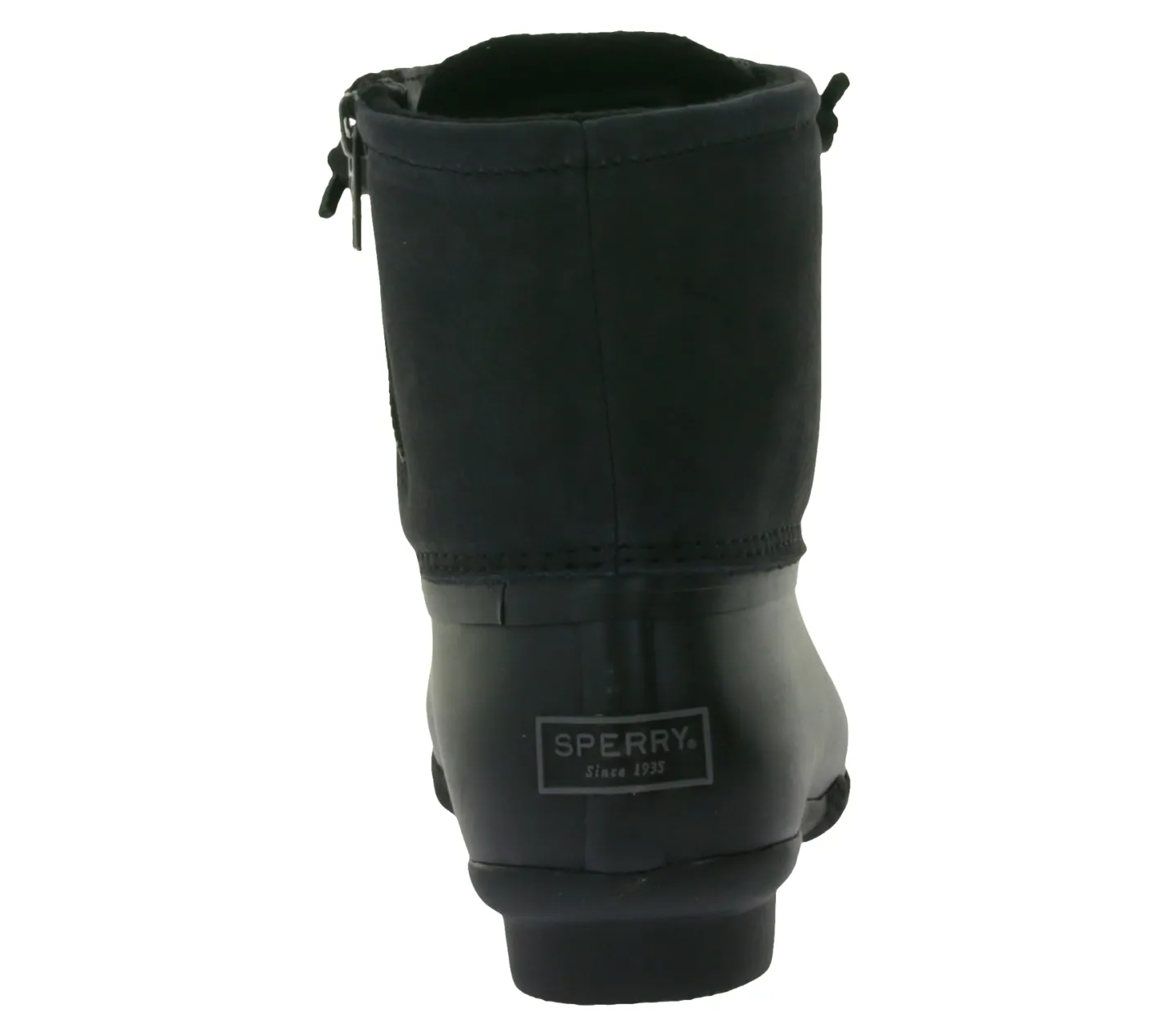 Boots & Stiefel*SPERRY Saltwater Damen Boots wasserdichte Stiefelette mit Echtleder und Wave-Siping-Technologie STS88108 Schwarz