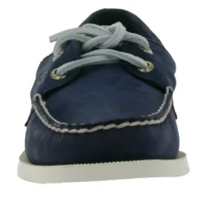 Bootsschuhe & Segelschuhe*SPERRY Wms Authentic Original 2-Eye Damen Echtleder Boots-Schuhe STS81162 Blau