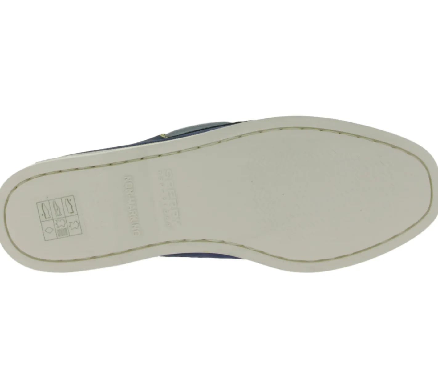 Bootsschuhe & Segelschuhe*SPERRY Wms Authentic Original 2-Eye Damen Echtleder Boots-Schuhe STS81162 Blau